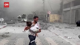 VIDEO: Kondisi di Jalur Gaza, Gedung Hancur-Ratusan Orang Tewas