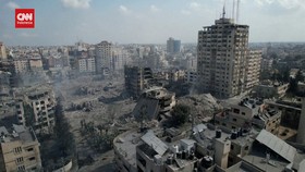 VIDEO: Melihat Kehancuran Skala Besar Gaza Akibat Gempuran Israel