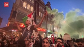 VIDEO: Unjuk Rasa Pro-Palestina Menggema di New York dan London