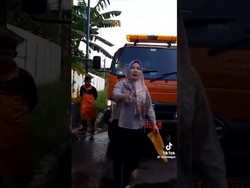 Viral Wanita Adang Truk Sampah di Bogor Gegara Drama Pemilihan RT