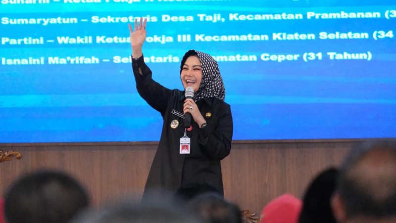 Tim Penggerak Pemberdayaan Kesejahteraan Keluarga (PKK) Kabupaten Klaten menggelar peringatan Hari Kesatuan Gerak (HKG) PKK ke-51 di Pendapa Ageng Kab. Klaten.