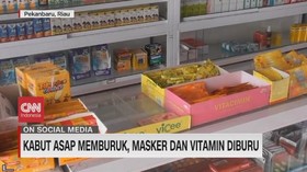 VIDEO: Kabut Asap Memburuk, Masker Dan Vitamin Diburu