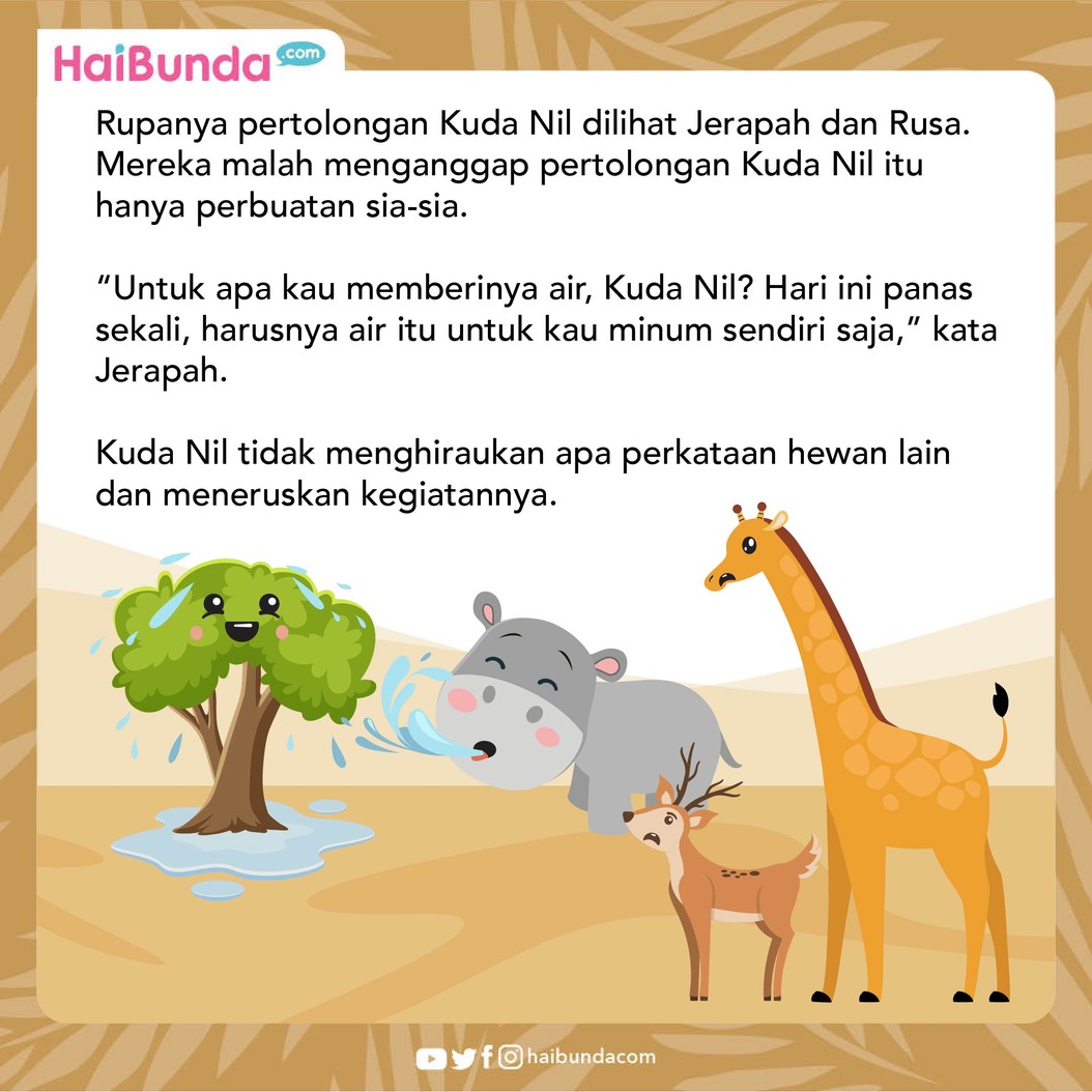 Fabel Kuda Nil dan Pohon Beringin