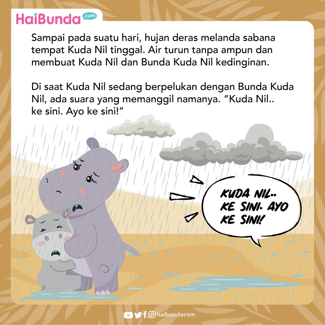 Fabel Kuda Nil dan Pohon Beringin