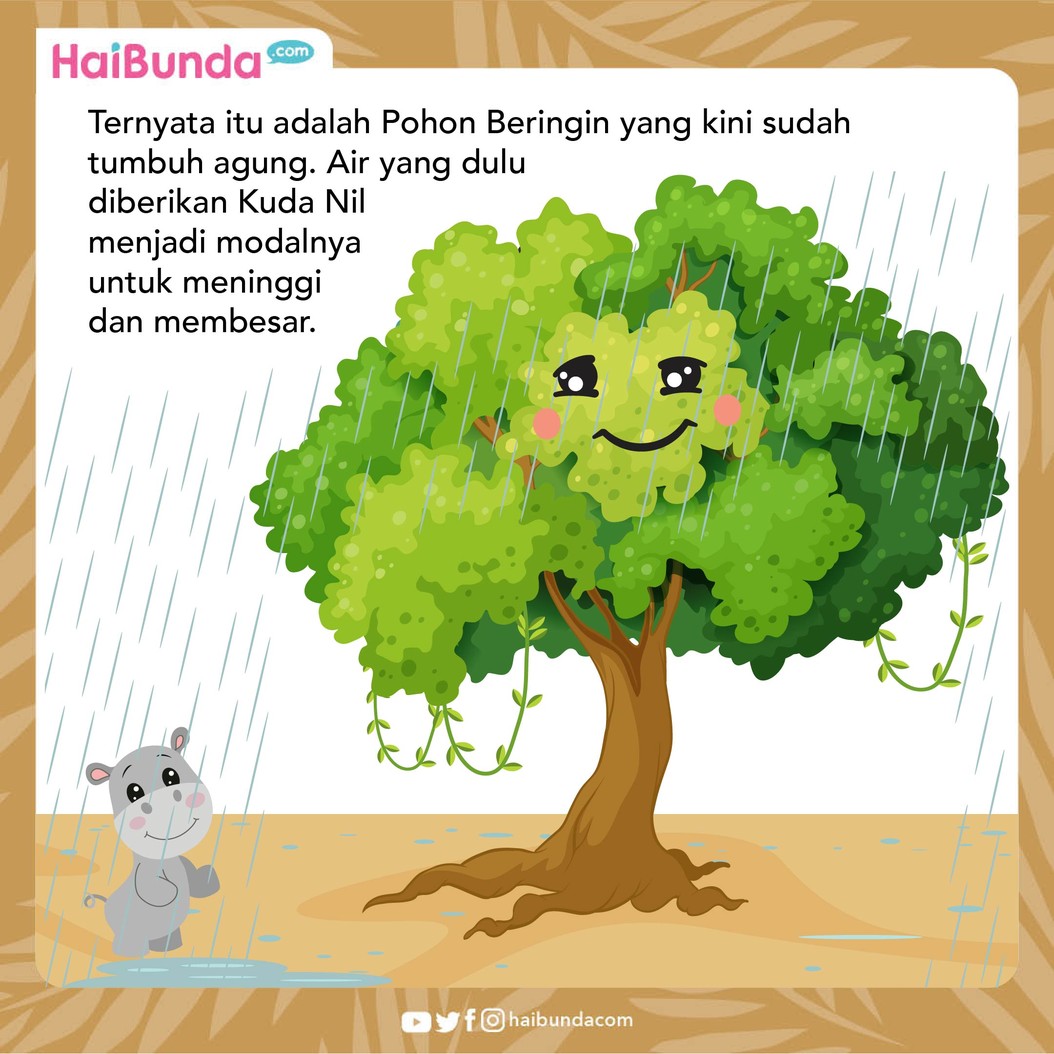 Fabel Kuda Nil dan Pohon Beringin