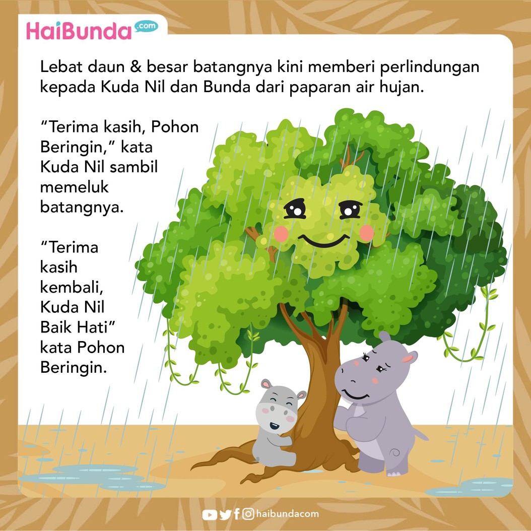 Fabel Kuda Nil dan Pohon Beringin