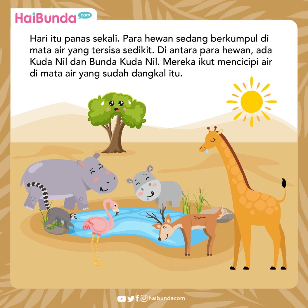 Fabel Kuda Nil dan Pohon Beringin