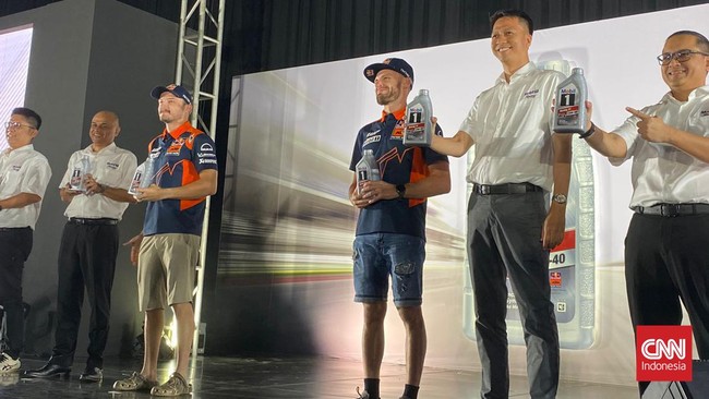 Pembalap KTM Jack Miller dan Brad Binder berkomentar lucu soal budaya Sunday Morning Ride (Sunmori) di Indonesia jelang MotoGP Mandalika 2023.