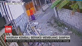 VIDEO: Masriah Kembali Beraksi Membuang Sampah