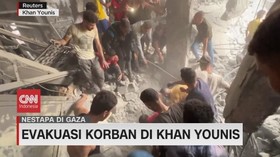 VIDEO: Evakuasi Korban di Khan Younis