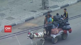 VIDEO: Momen Warga Gaza Mengungsi Imbas Perang