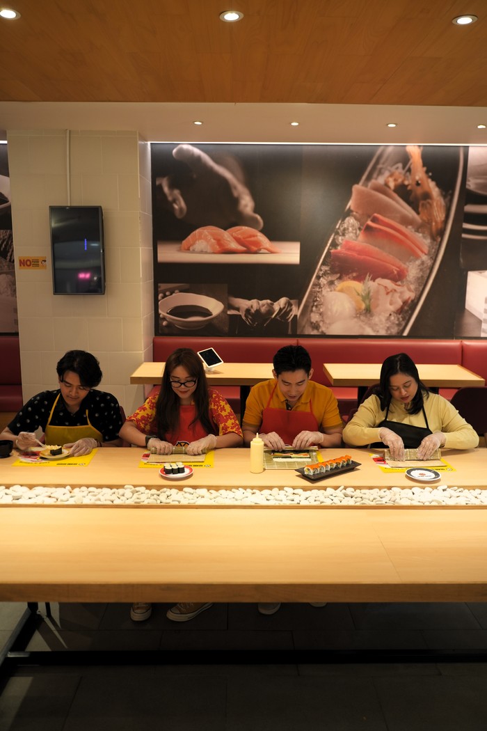 Sushi Academy, berkreasi bikin sushi di Genki Sushi