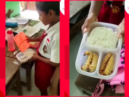 Ramai di Medsos Anak SD Membawa Bekal Ulat Sagu ke Sekolah, Ternyata Kaya Gizi