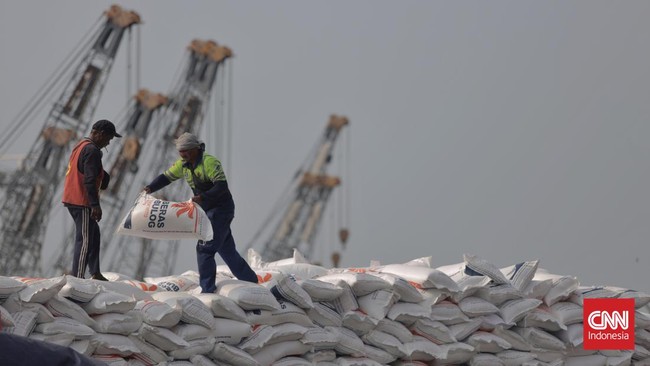 Pemerintah membuka opsi mengimpor 2 juta ton beras dari Thailand tahun ini untuk mengantisipasi kurangnya produksi lokal.