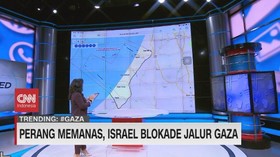 VIDEO: Perang Memanas, Israel Blokade Jalur Gaza