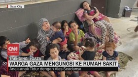VIDEO: Warga Gaza Mengungsi ke Rumah Sakit, RS Indonesia Penuh