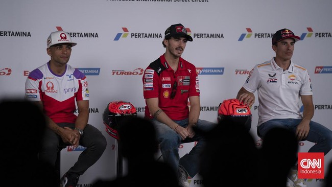 Juara bertahan MotoGP Francesco Bagnaia tak mau pusing memikirkan tantangan yang dihadapinya pada musim 2024 setelah Marc Marquez pindah ke Ducati.