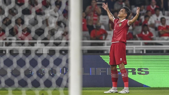 Kapten Timnas Indonesia U-23 Rizky Ridho menyebut seluruh pemain merasa senang dengan kembalinya Nathan Tjoe A On jelang lawan Korea Selatan U-23.