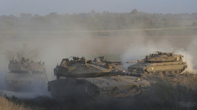 Militer Israel mengumumkan gencatan senjata selama lima jam ke depan di wilayah selatan Jalur Gaza hari ini, Senin (16/10).