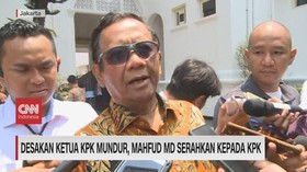 VIDEO: Desakan Ketua KPK Mundur, Mahfud MD Serahkan Kepada KPK