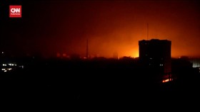 VIDEO: Momen Jet Israel Bombardir Kamp Pengungsian Gaza