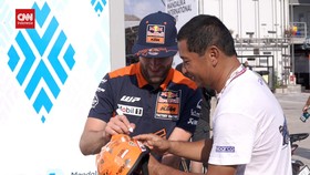 VIDEO: Momen Pembalap Sapa Penggemar di MotoGP Mandalika