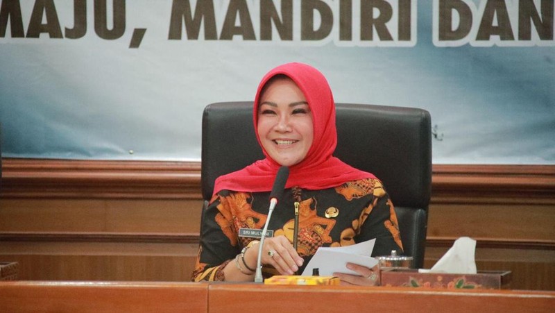 Bupati Klaten menyambut Tim Verifikasi Lapangan Innovative Government Award (IGA) 2023 Kementerian Dalam Negeri di Ruang Rapat Utama Gedung Setda Kab. Klaten.
