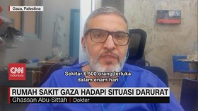 VIDEO: Rumah Sakit Gaza hadapi Situasi Darurat