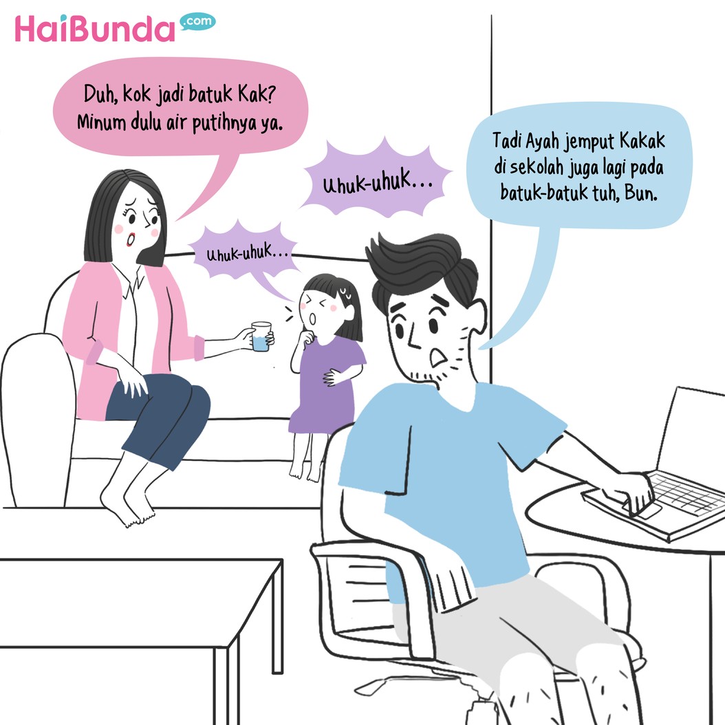 Komik kakak batuk