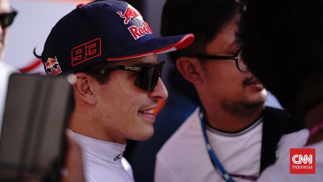 Marc Marquez akan diperkenalkan Gresini Racing sebagai pembalap anyar mereka dalam acara launching tim jelang MotoGP 2024.