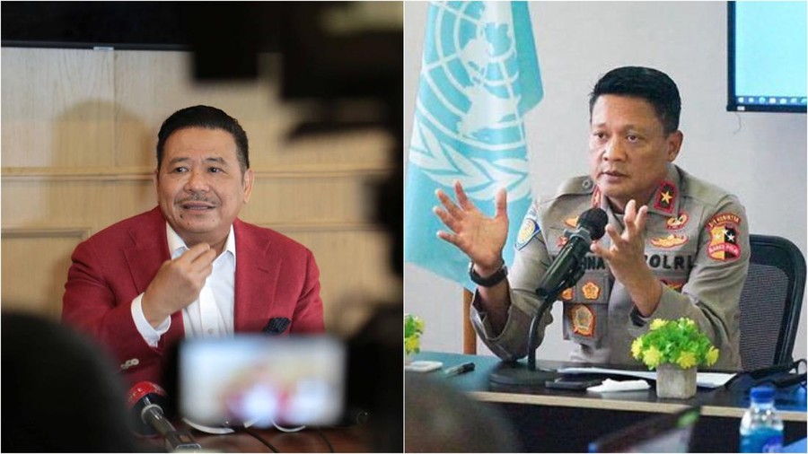 Otto Hasibuan dan Krishna Murti