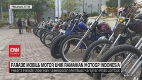 VIDEO: Parade Mobil& Motor Unik Ramaikan MotoGP Indonesia