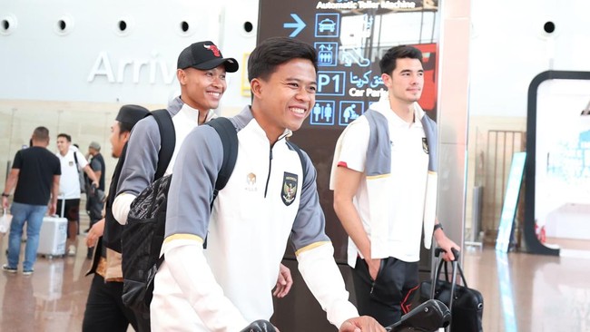 Timnas Indonesia telah tiba di Brunei pada Jumat (13/10) sore untuk jalani pertandingan leg kedua babak pertama Kualifikasi Piala Dunia 2026 lawan Brunei.