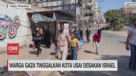 VIDEO: Warga Gaza Tinggalkan Kota Usai Desakan Israel