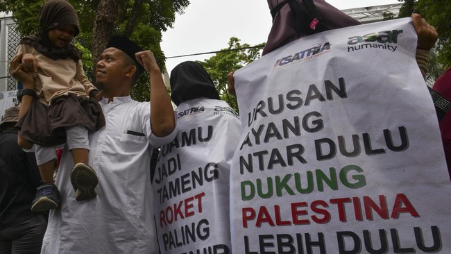 FOTO: Dukungan untuk Palestina Menggema dari Penjuru Indonesia