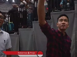 Kata Gibran soal Hadir di Rakernas Projo 15 Menit