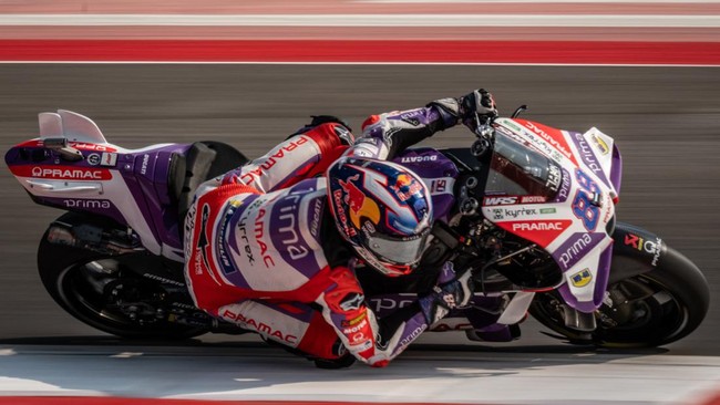 Pembalap Prima Pramac Racing Jorge Martin berhasil menjadi pemenang Sprint Race MotoGP Mandalika Pertamina Grand Prix of Indonesia 2023, Sabtu (14/10).