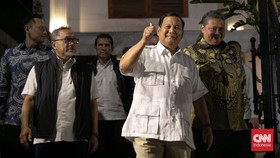 Elite Koalisi Indonesia Maju Kumpul di Rumah Prabowo Malam Ini