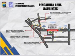 Catat! Ini Rekayasa Lalin Seputaran Grahadi saat Pesta Rakyat Jatim
