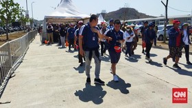 Antusiasme Fans di Cuaca Panas MotoGP Mandalika Pertamina Grand Prix