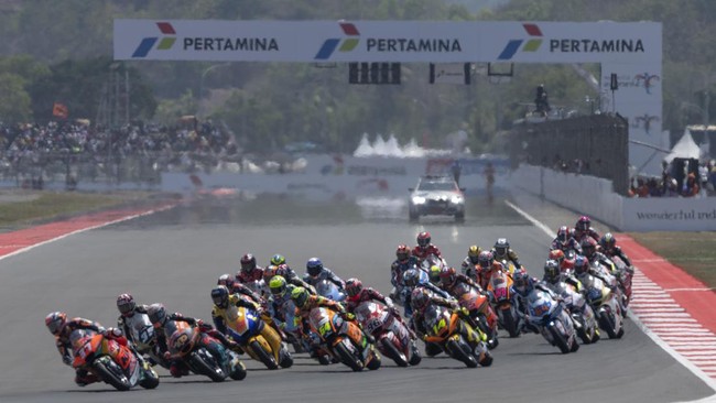 Kemenparekraf mencatat estimasi sementara perputaran uang gelaran Pertamina Grand Prix of Indonesia 2023 mencapai Rp914 miliar.