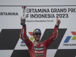 Aksi Gila Bagnaia di MotoGP Mandalika: Start ke-13 tapi Finis Pertama