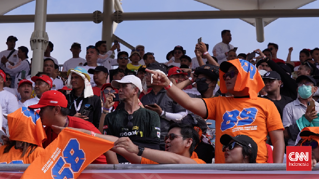 Indonesia Tourism Development Corporation (ITDC) menyebut jumlah penonton MotoGP Mandalika Pertamina Grand Prix lebih banyak dari tahun lalu.