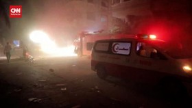VIDEO: Momen Paramedis Palestina Berlarian Diserang Israel