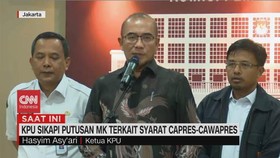 VIDEO: KPU Sikapi Putusan MK Terkait Syarat Capres-Cawapres