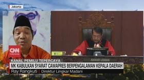 VIDEO: MK Kabulkan Syarat Cawapres Berpengalaman Kepala Daerah