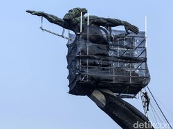 Heboh Patung Pancoran Dibersihkan, Simak 5 Fakta Patung Ikonik Ini