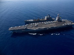 Kapal Induk Tercanggih Amerika Sudah Dipulangkan dari Israel