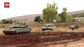 VIDEO: Momen Tank Israel Siaga Di Perbatasan Lebanon Hadapi Hizbullah