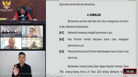 VIDEO: Detik-Detik MK Tolak Usia Minimal Capres-Cawapres 35 Tahun